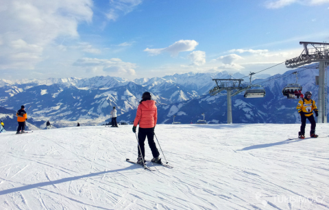 Lyžování na Zell am See