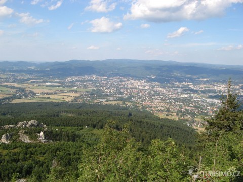Pohled na Liberec z Ještědu, autor: Rawac