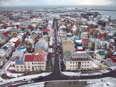 Reykjavík v zimě, autor: Jóhann Heiðar Árnason