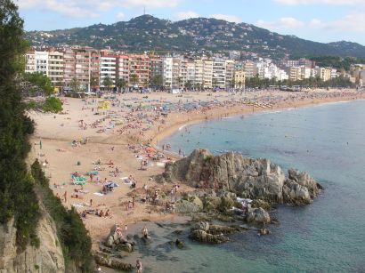 Pláž Playa de Lloret de Mar