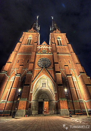 katedrála Domkyrkan, Uppsala, autor: borevagen